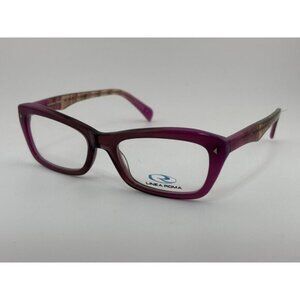 LINEA ROMA - CLASS 281 C.2 52-19-135 Pink & Brown Acetate Glasses Frames